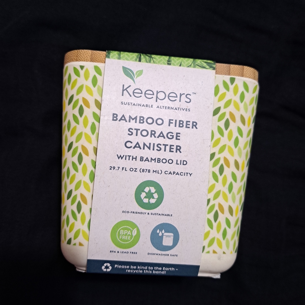 Bamboo canister